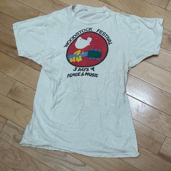 🎸 1979 Woodstock 10th Anniversary Vintage T-Shirt – XL – Rare Single-Stitch USA - Picture 11 of 11